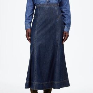 Madewell Denim Midi Skirt